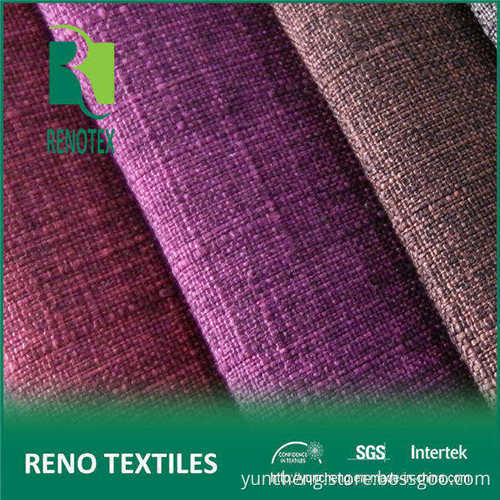 100% Polyester Faux Linen Upholstery Sofa Fabric Linen for Sofa